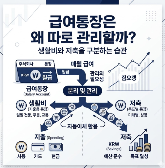 급여통장은 왜 따로 관리할까