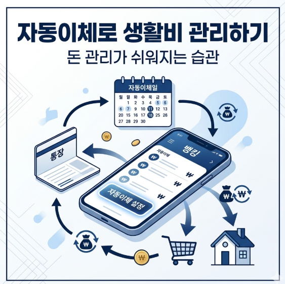 자동이체를 활용한 생활비 관리 방법