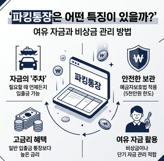 파킹통장은 어떤 특징이 있을까