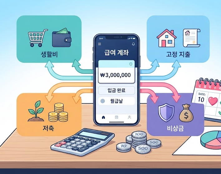 월급 300만원 생활비·저축 비율, 어떻게 나누면 좋을까